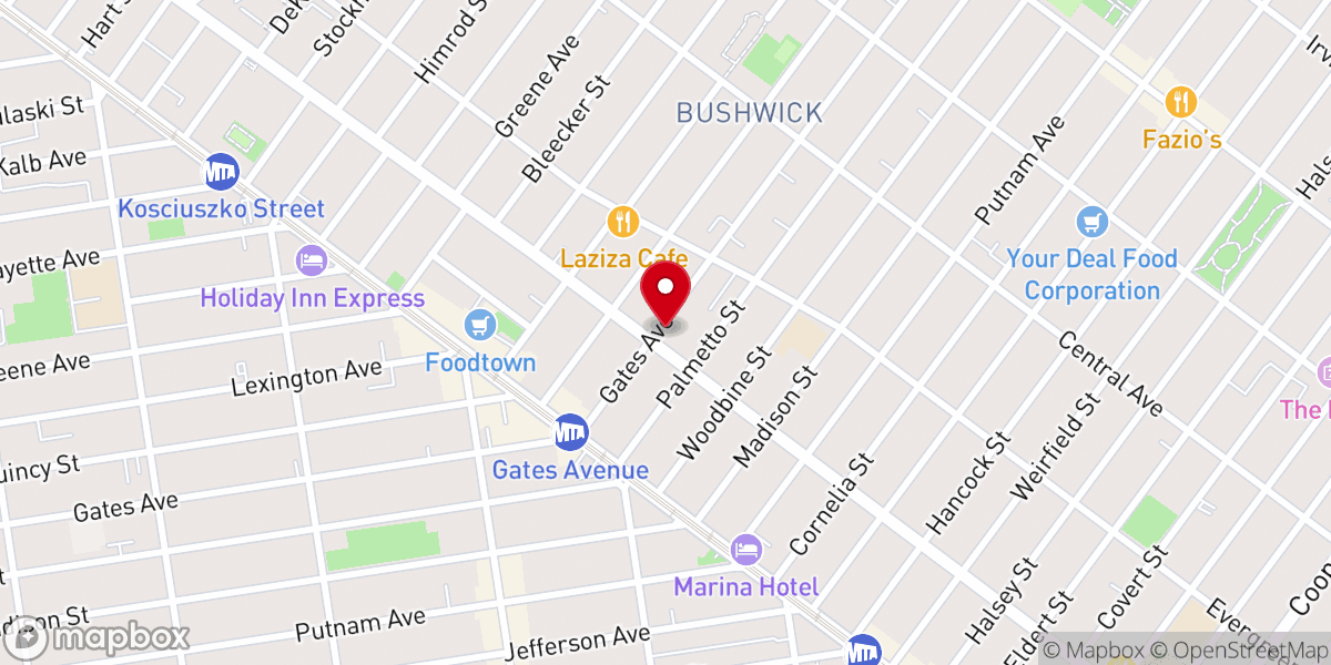 Map showing location of Iglesia de Cristo Misionera