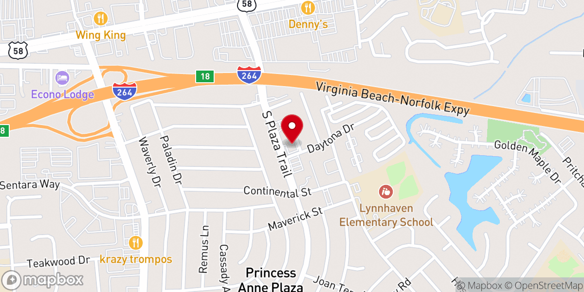 Map showing location of Miracle Tabernacle Ministries Inc