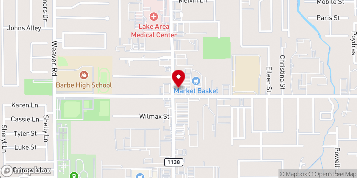 Map showing location of Across Denominations for the Body O F Christ