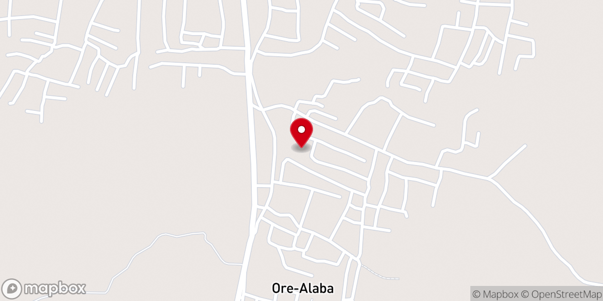 Map showing location of RCCG Rose Of Sharon