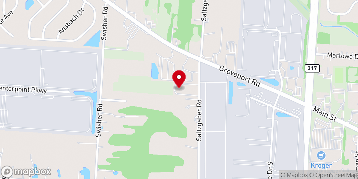 Map showing location of Little Angel Church