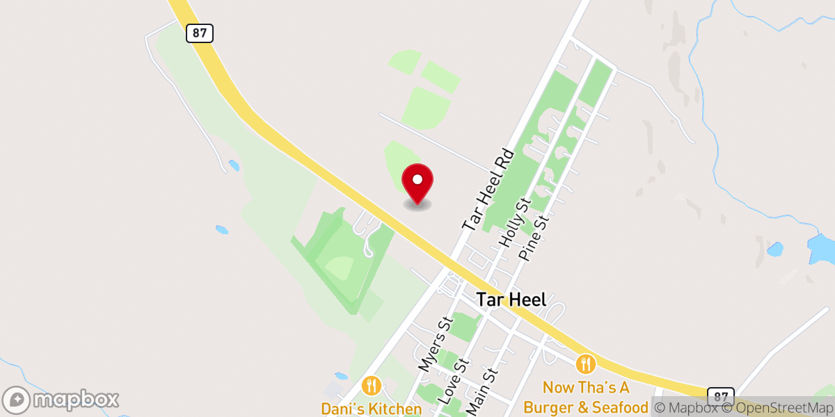 Map showing location of Faith and Deliverance Ministries