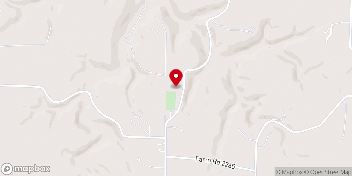 Map showing location of Salem Church
