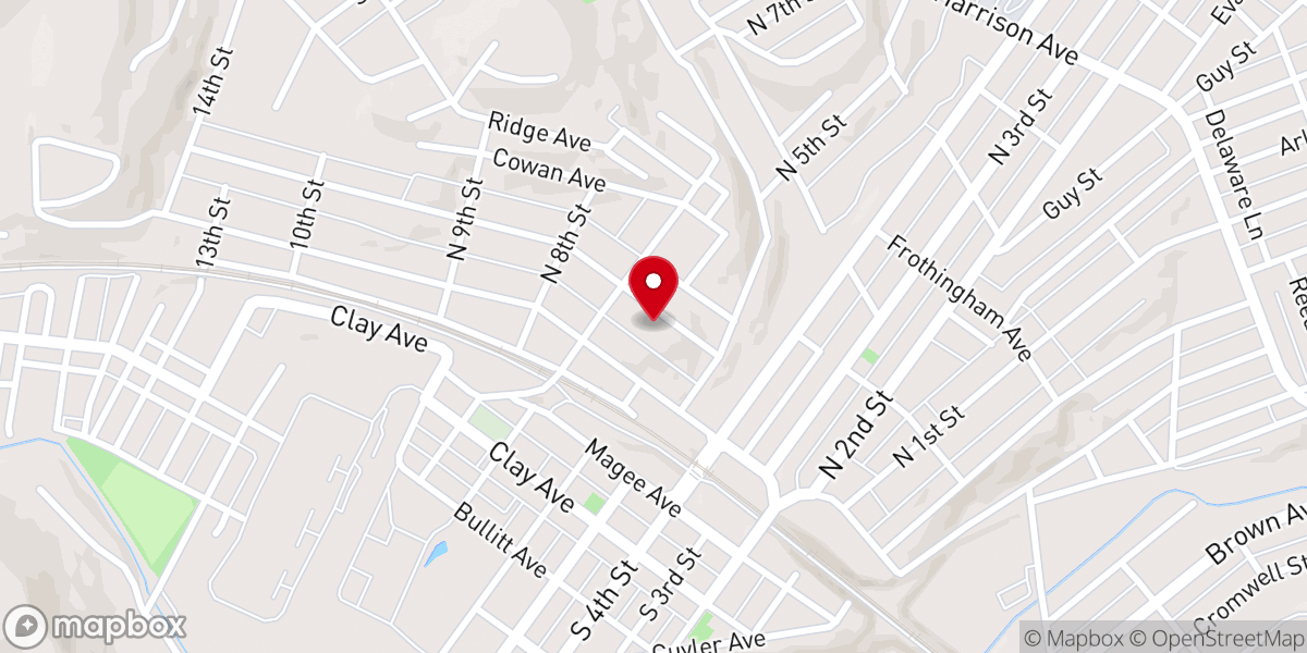 Map showing location of SS. Cyril & Methodius Church