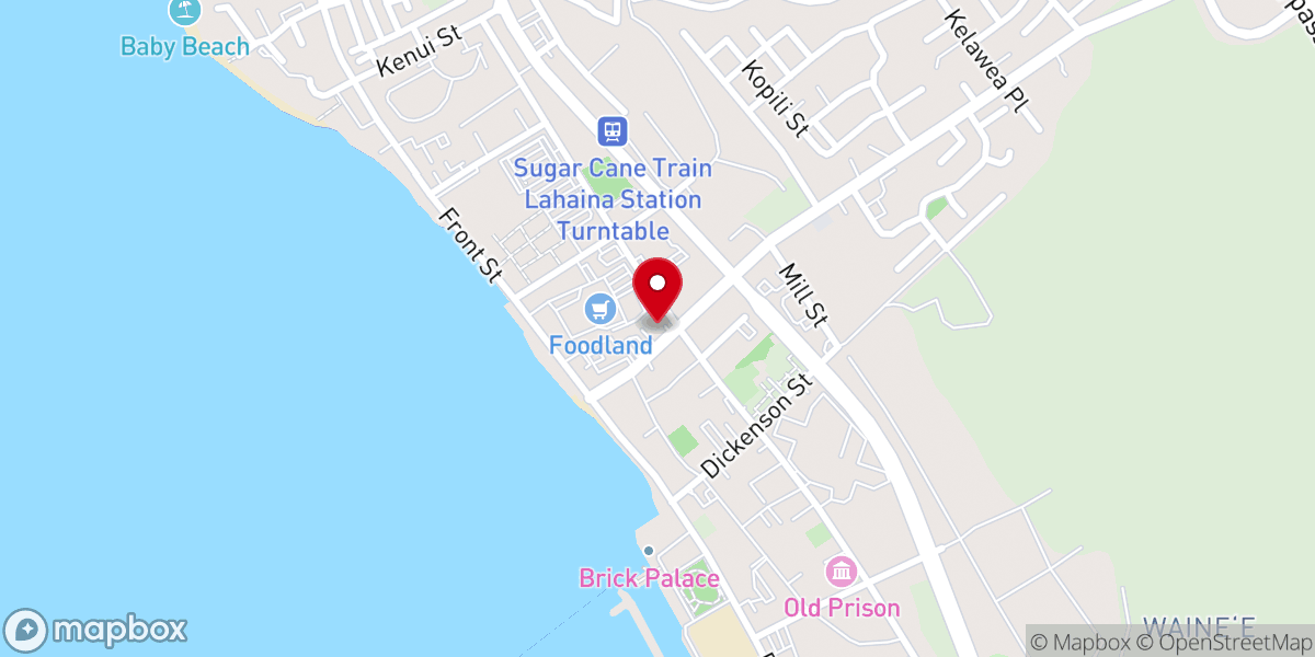 Map showing location of church on the go
