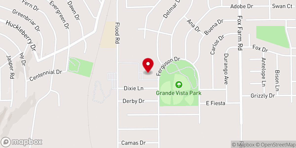 Map showing location of Faith Lutheran Church, LCMC