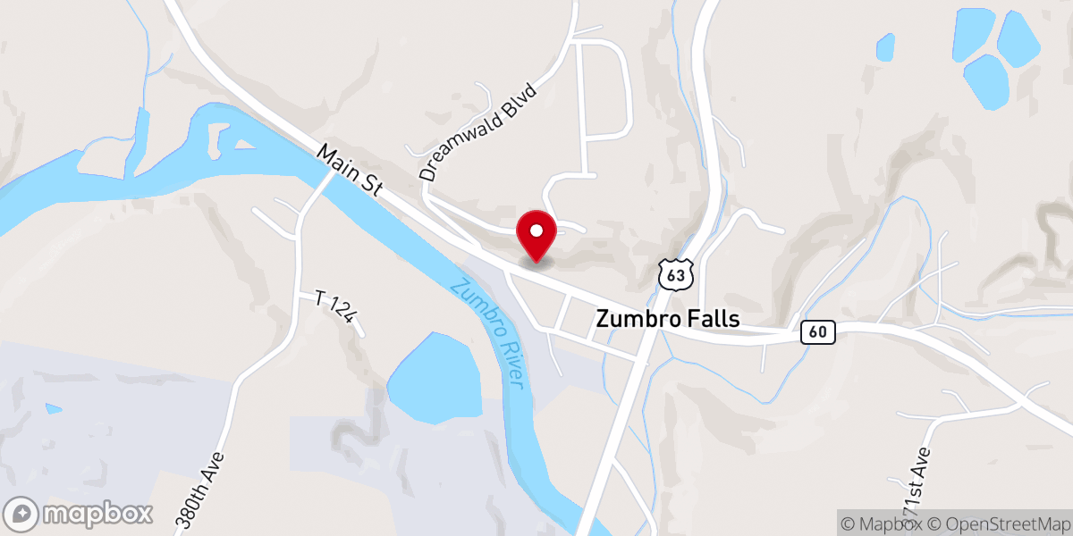 Map showing location of Delila's Cafe & Catering