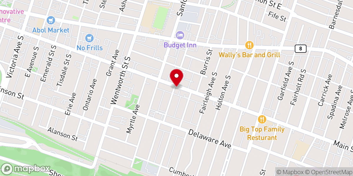 Map showing location of Core Christian Church