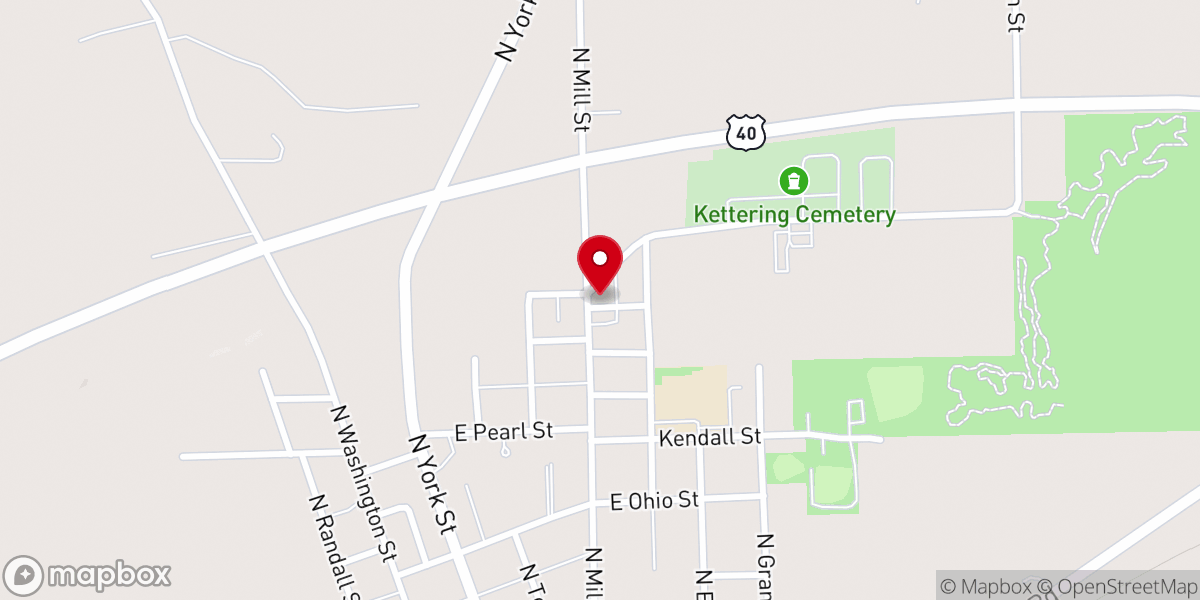 Map showing location of The Harvest Vineyard Church