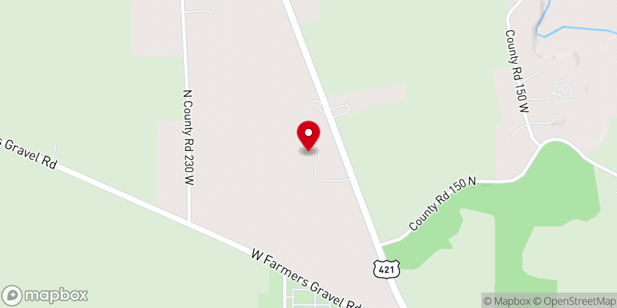 Map showing location of Eagle Harvest Ministries
