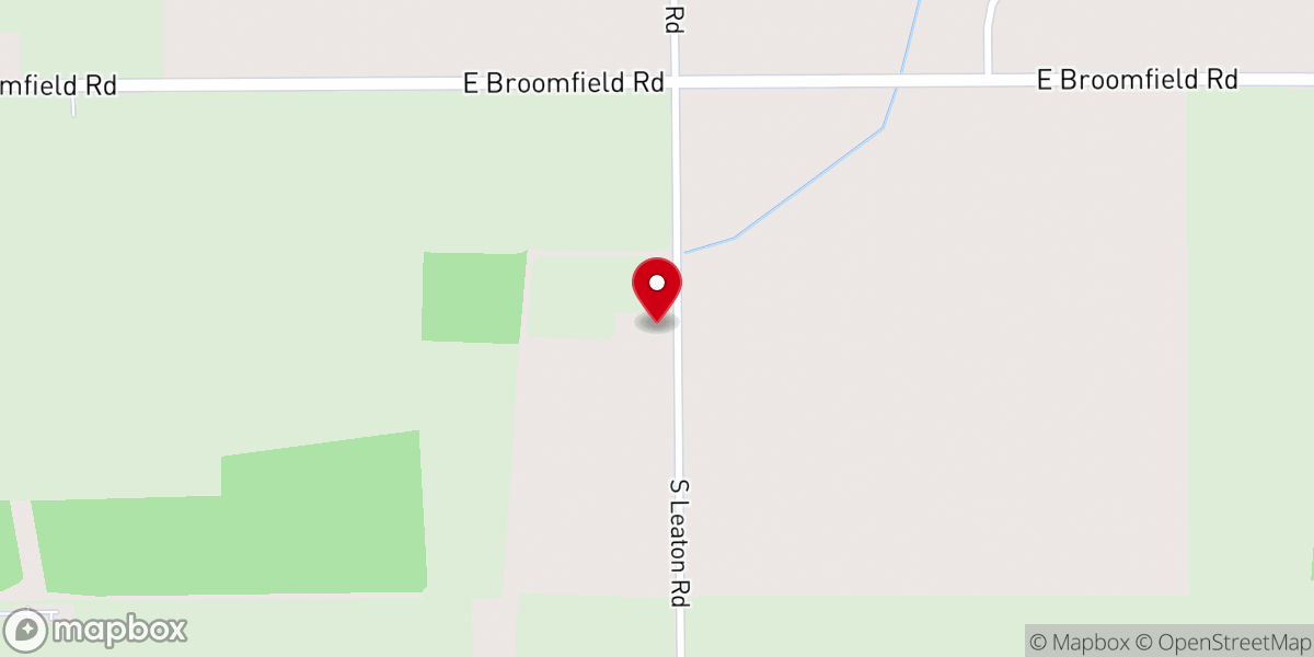 Map showing location of Countryside United Methodist