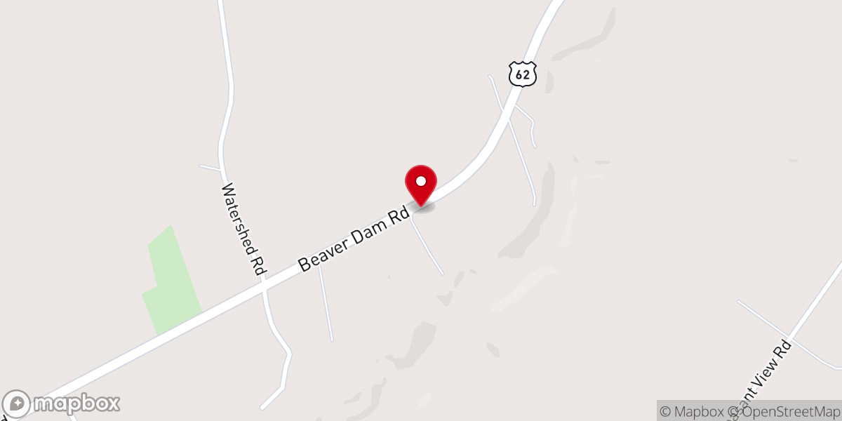 Map showing location of Pleasant Valley Church
