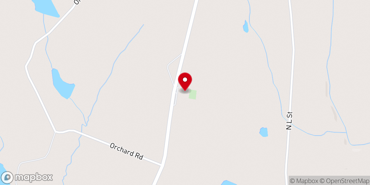 Map showing location of Community Chapel Church