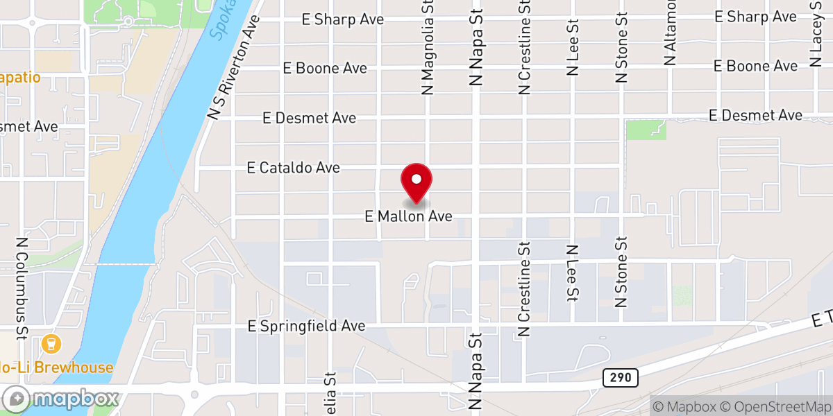 Map showing location of Iglesia de Cristo Ebenezer