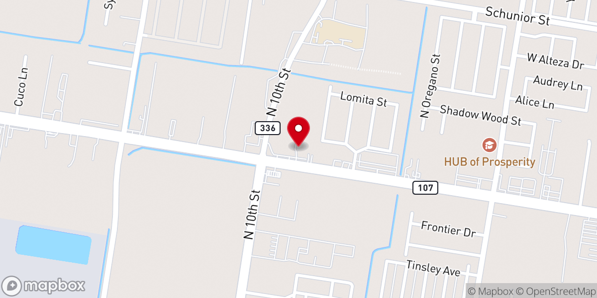 Map showing location of Vertical Community Church