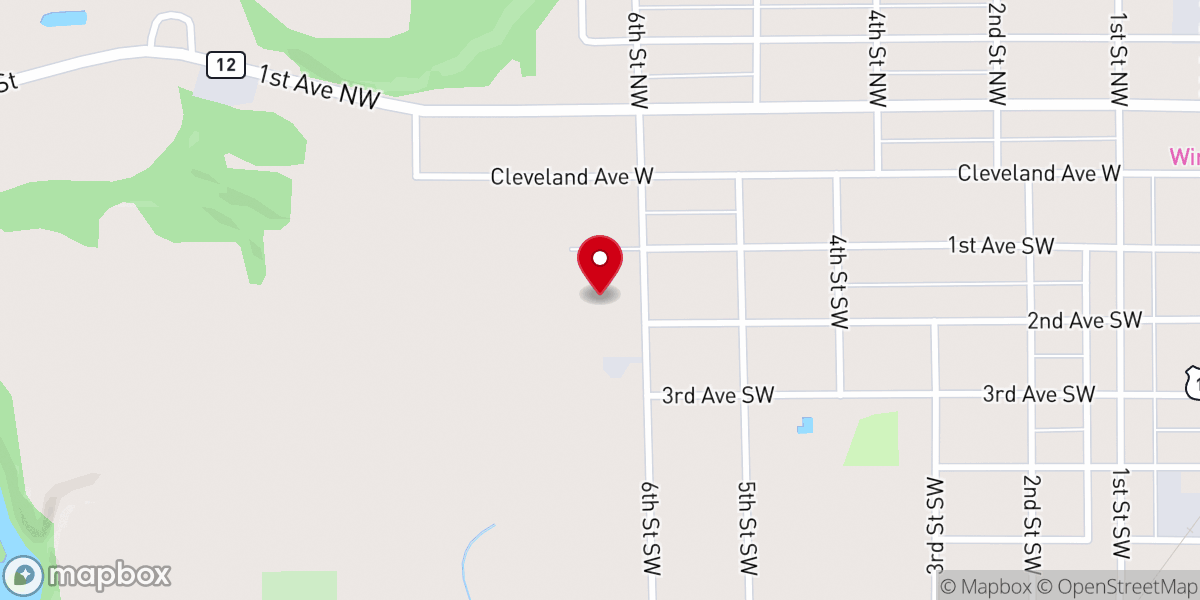 Map showing location of Genesis Classical Academy