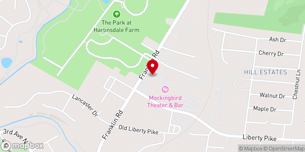 Map showing location of Futures Church Franklin