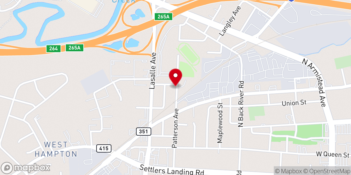 Map showing location of Philippi Missionary Church