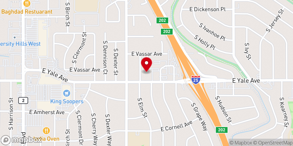 Map showing location of Grace United Methodist Church