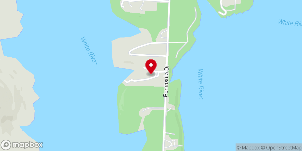 Map showing location of Camp Table Rock