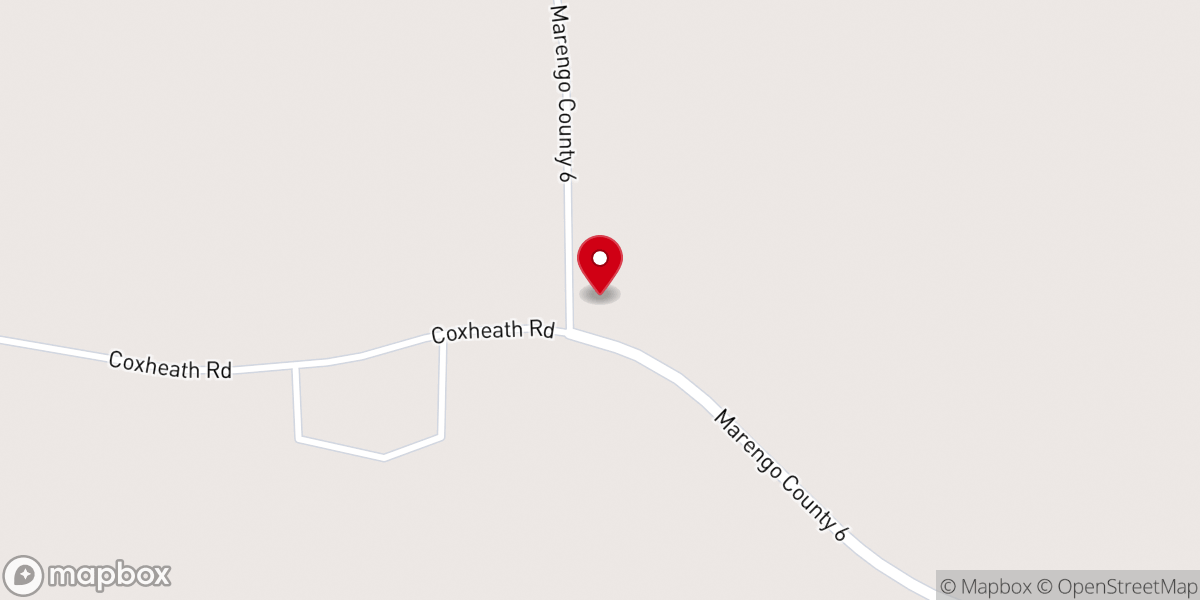 Map showing location of Independent Baptist Church
