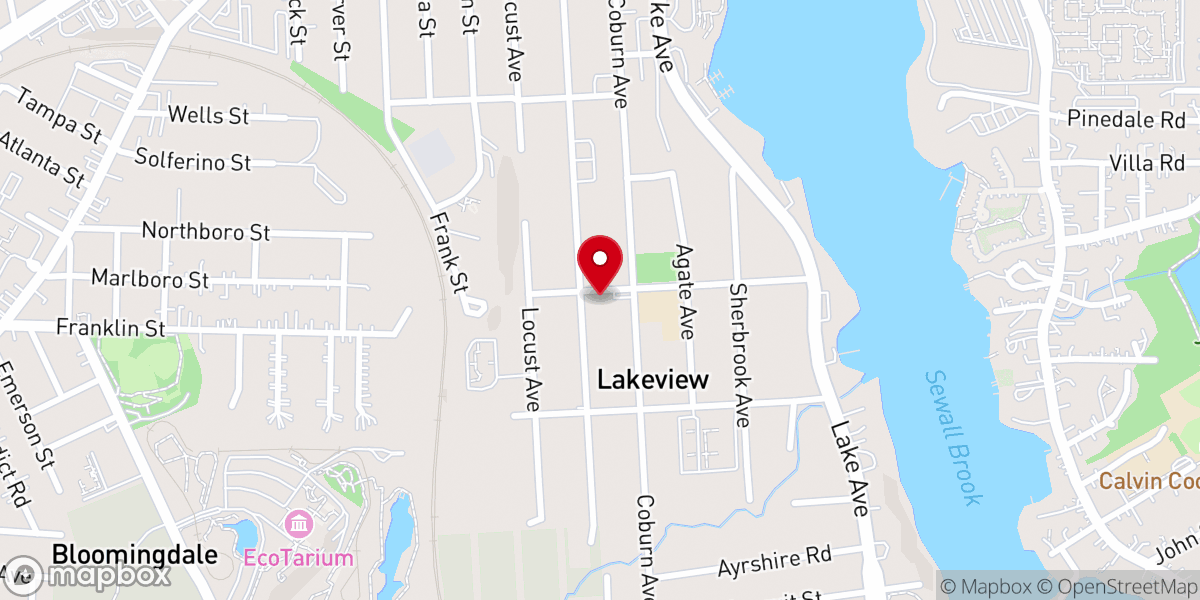 Map showing location of Upper Room Family International Church