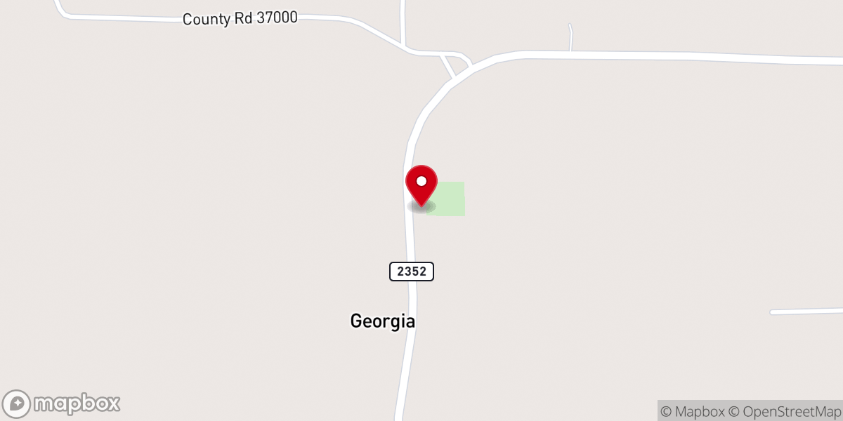 Map showing location of Leslie Chapel Church
