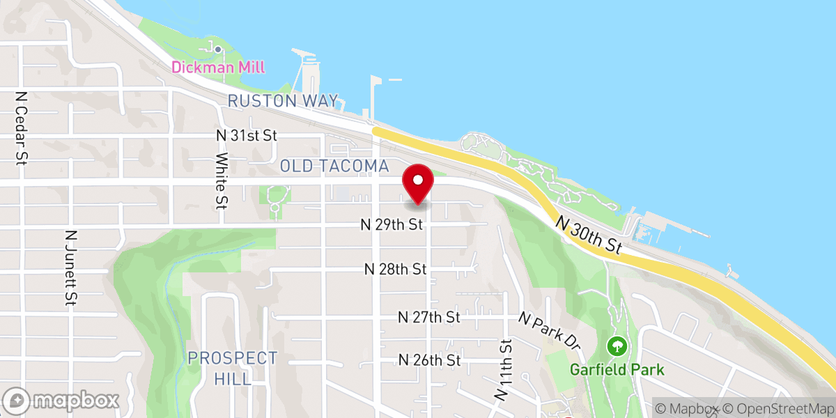 Map showing location of Old St Peter's Church