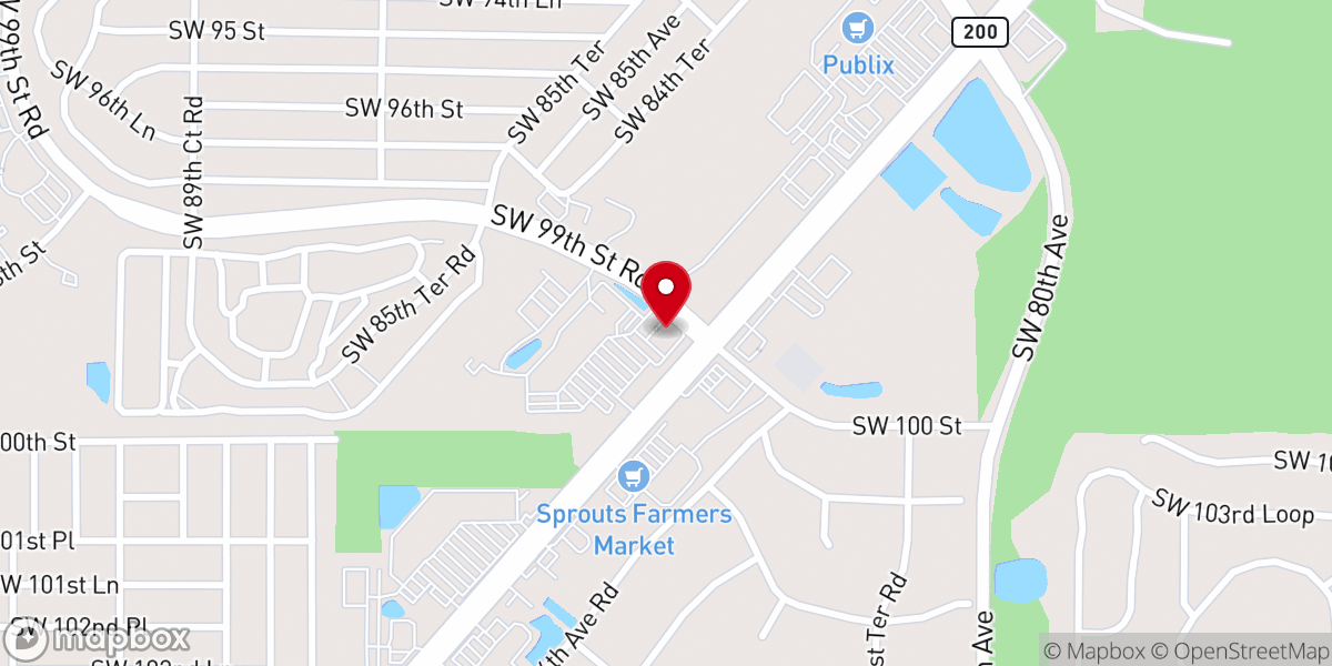 Map showing location of Hope Fellowship PCA