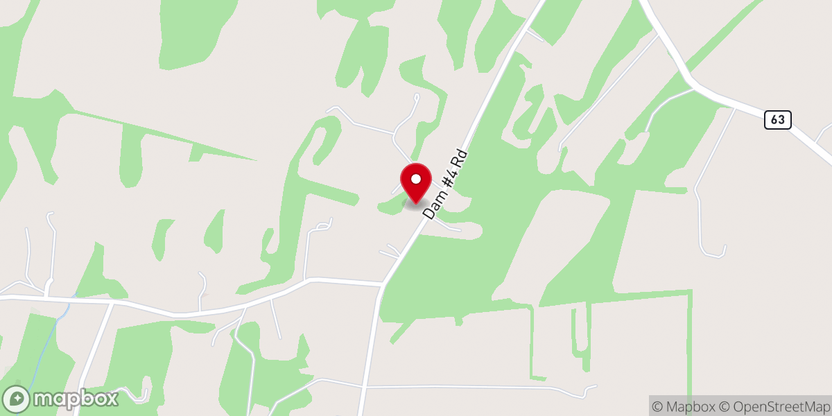 Map showing location of Downsville Church-The Brethren