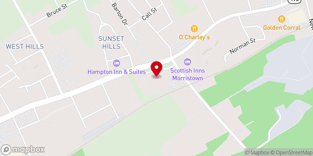 Map showing location of Manley Baptist Church