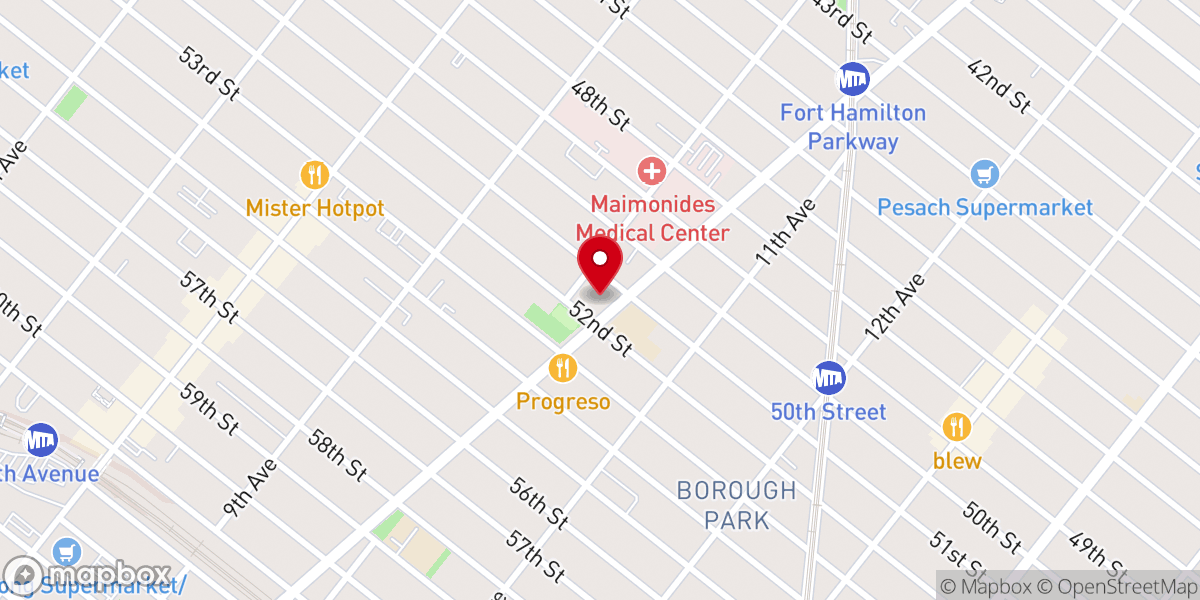 Map showing location of Darkei Yoisuer Center