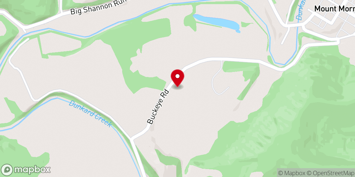 Map showing location of People Baptist Church