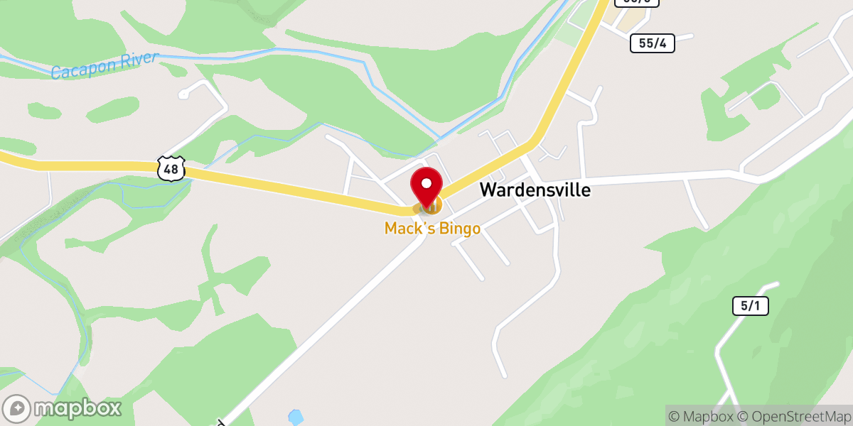 Map showing location of Crest Hill Church