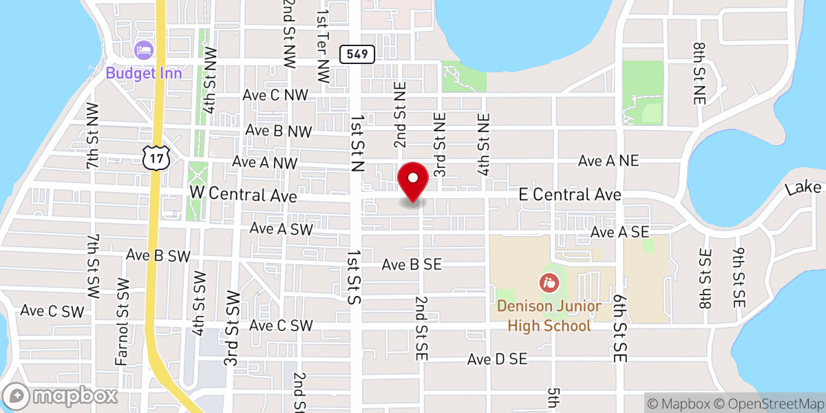 Map showing location of The Mission of Winter Haven