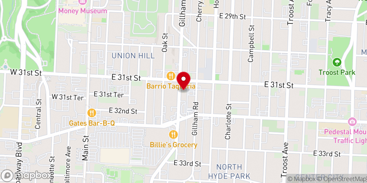 Map showing location of Create Church