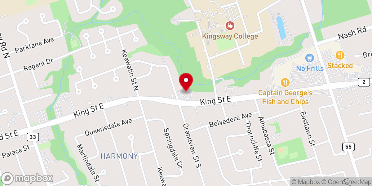 Map showing location of Ontario Conference of the Seventh-day Adventist Church
