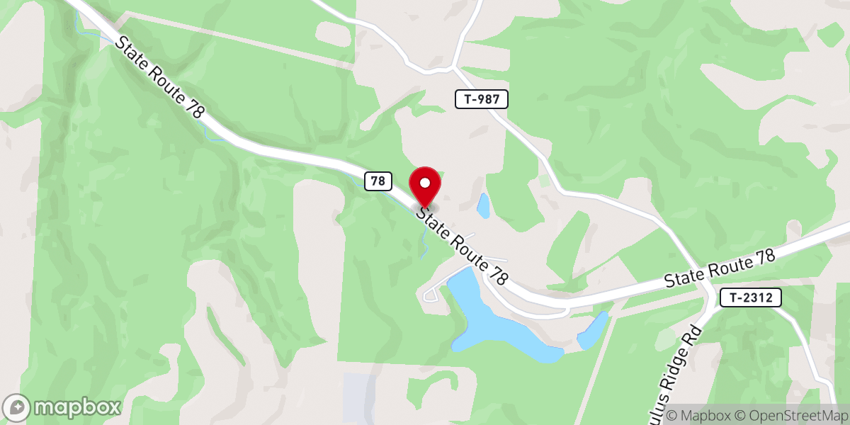 Map showing location of Jones Keith D