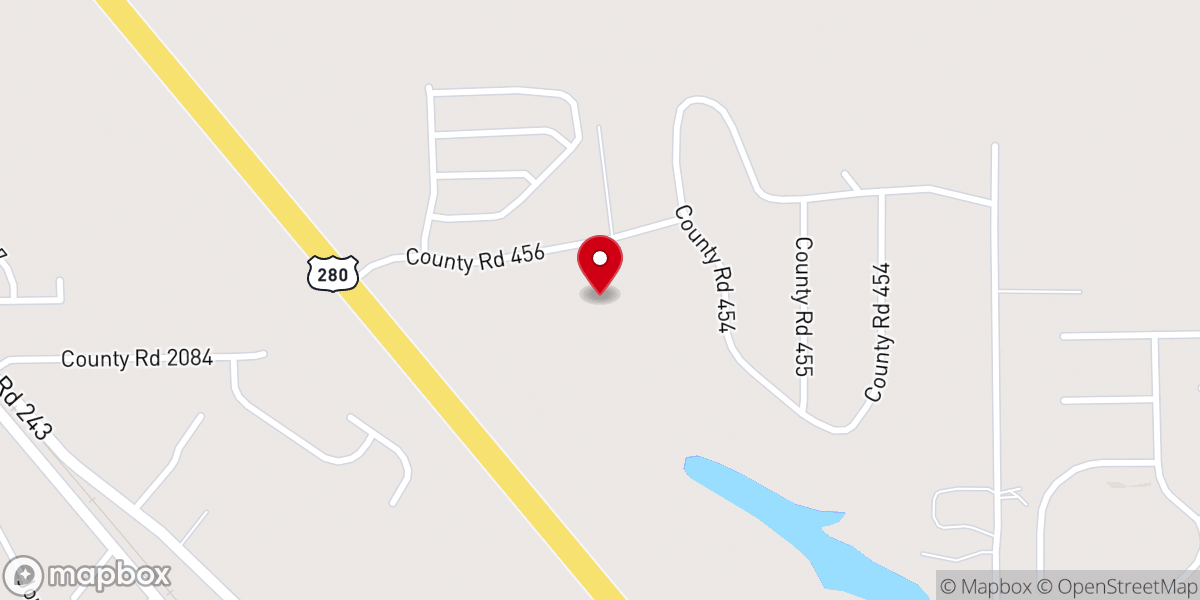 Map showing location of Landmark Church-Phenix City