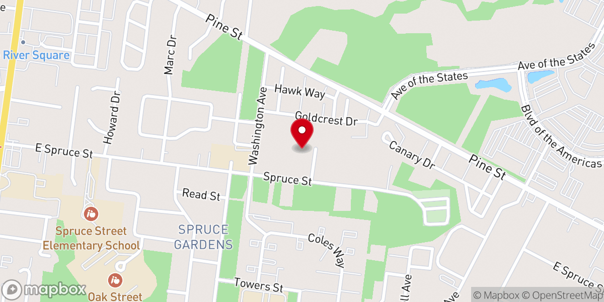 Map showing location of Motivation Congregation Inc