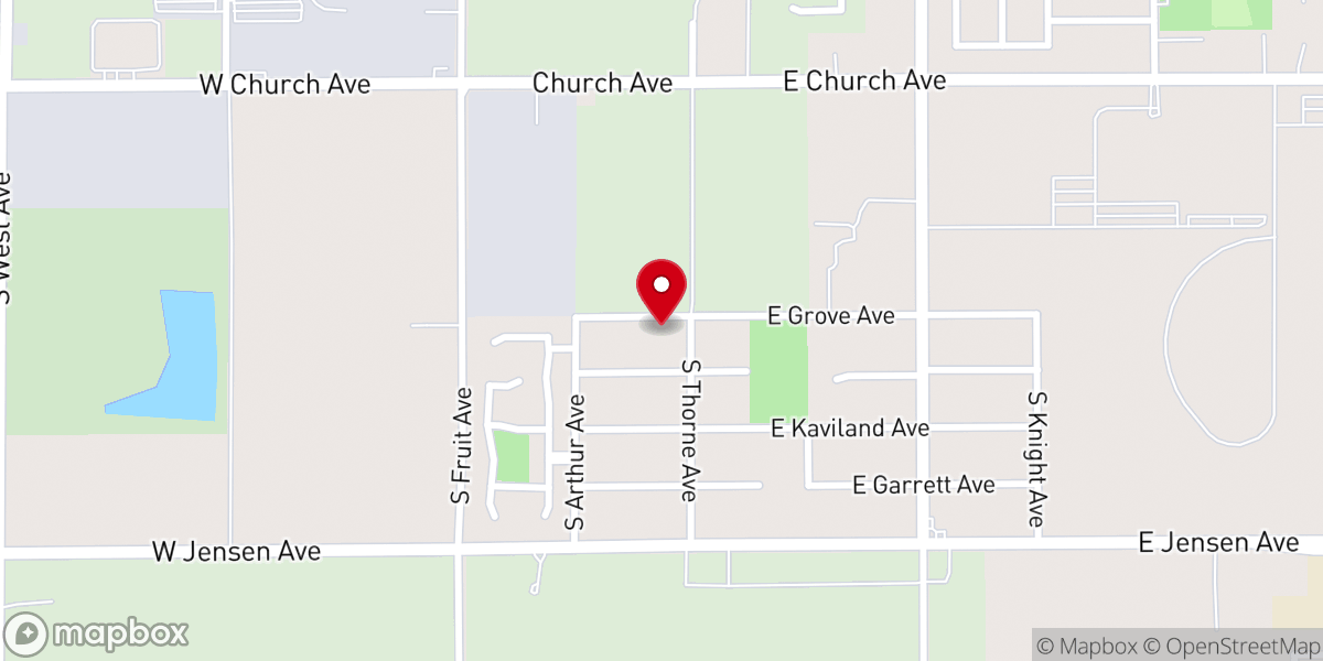 Map showing location of Apostolic Revival Ministries