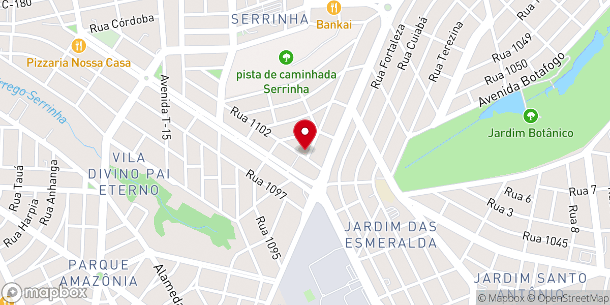 Map showing location of Paróquia São Miguel Arcanjo