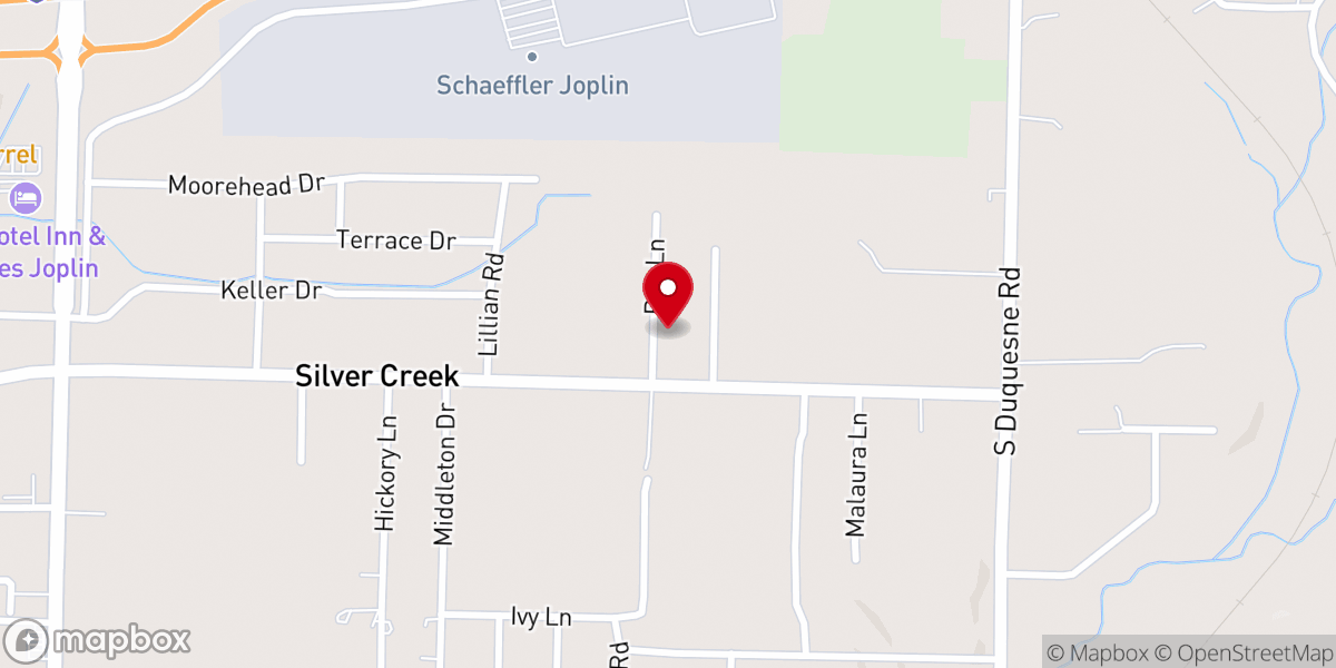 Map showing location of Calvary Apostolic Church