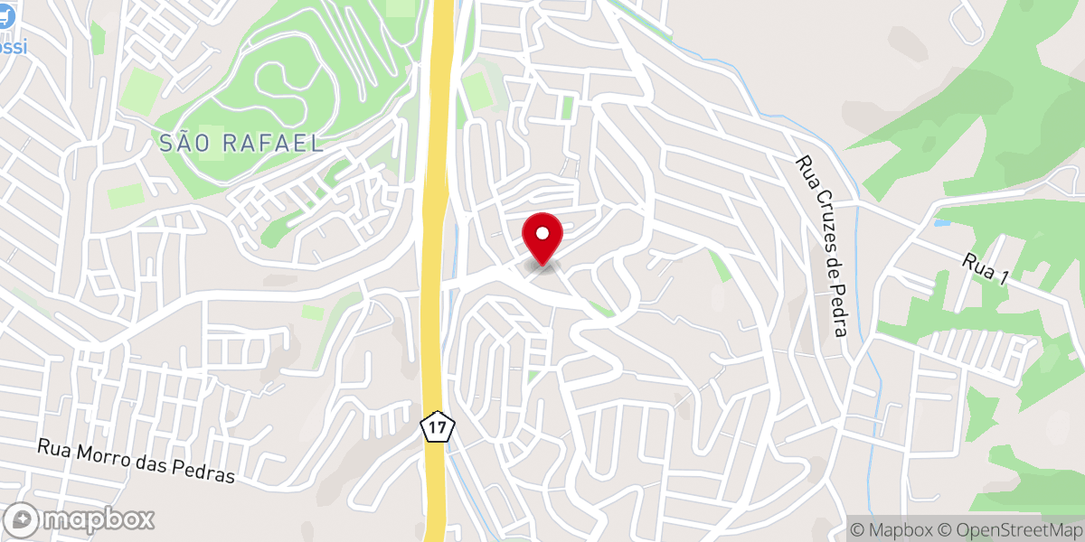Map showing location of ADPSR Jardim Santo André