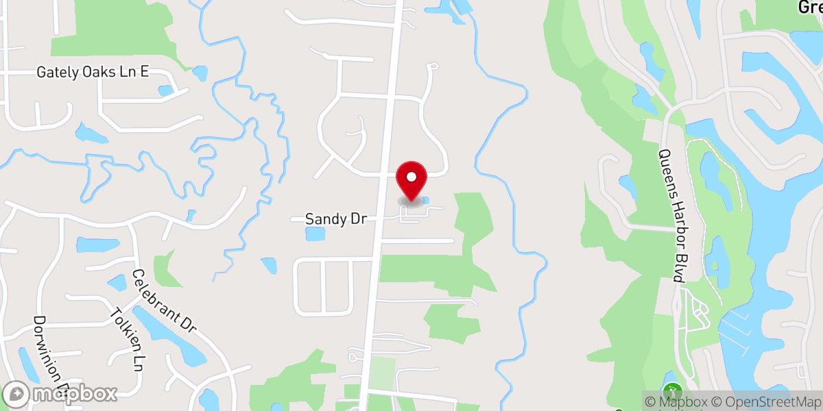 Map showing location of Lighthouse Church of the Nazarene