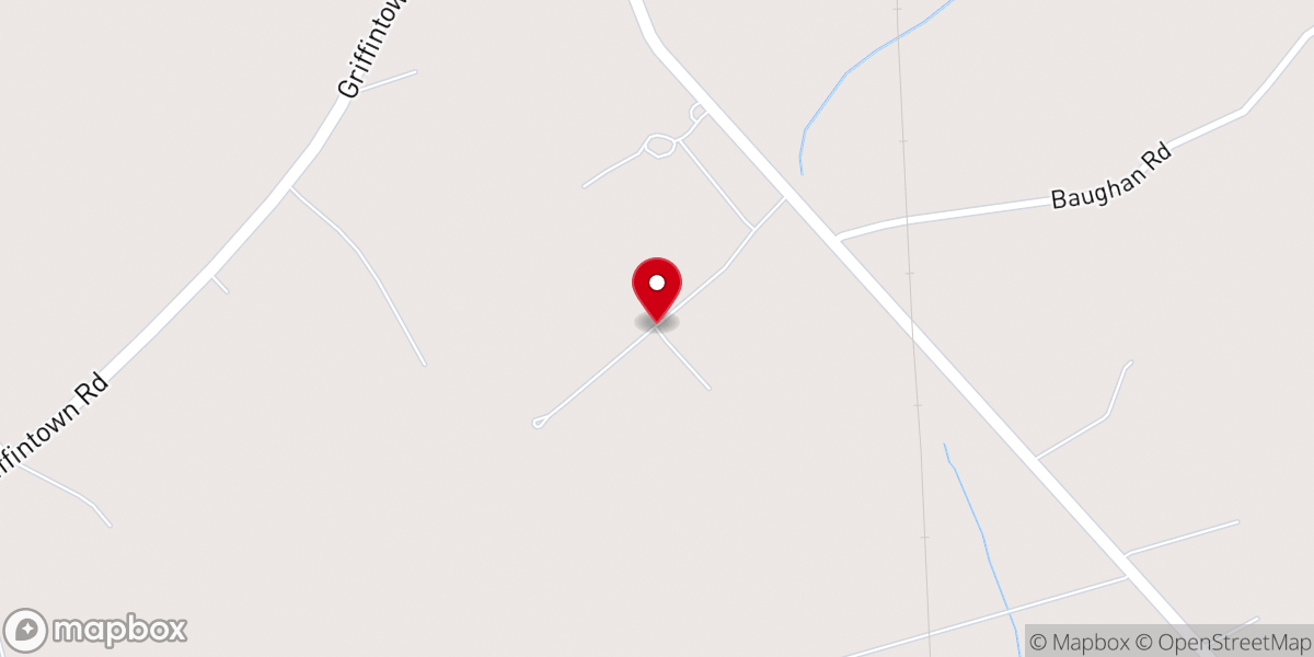 Map showing location of Second Bapt Church Potecas