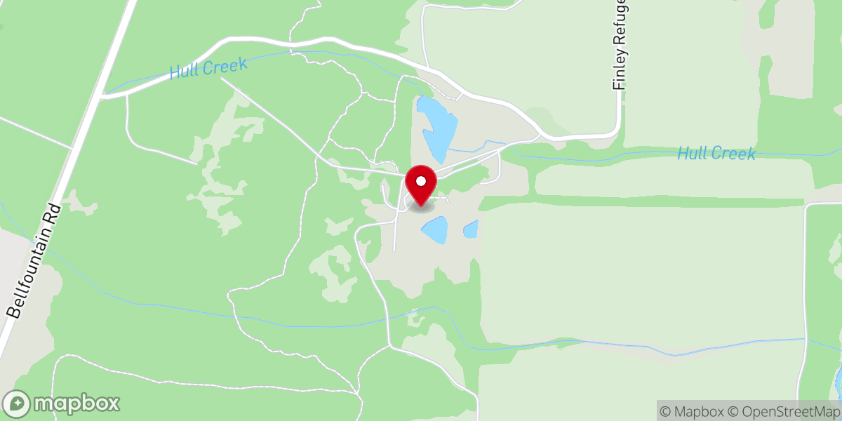 Map showing location of The Refuge