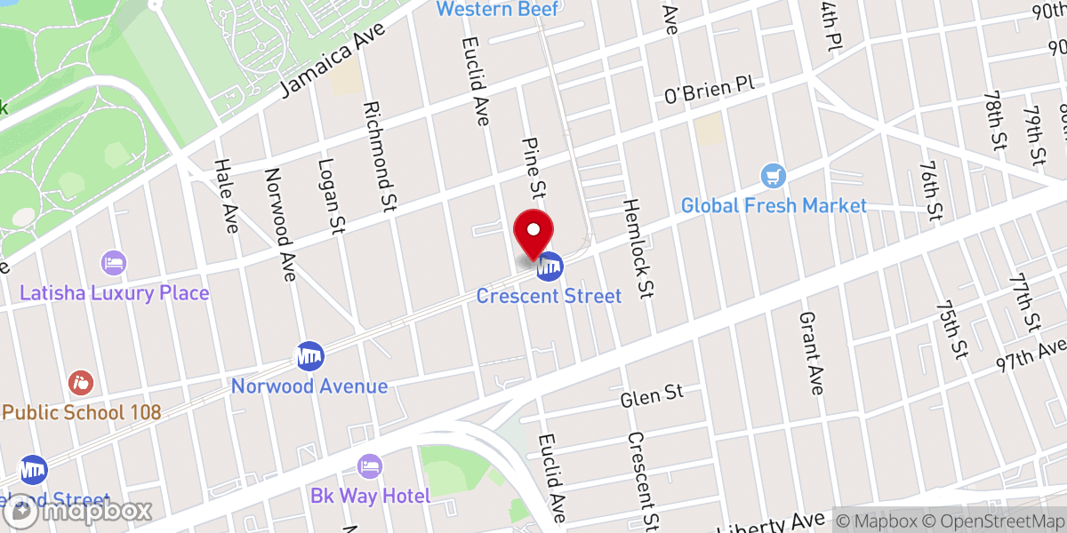 Map showing location of The Redeemer Church