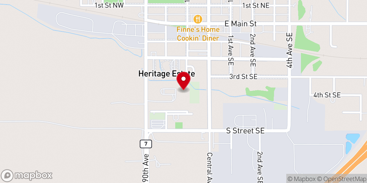 Map showing location of Maranatha Adventist School