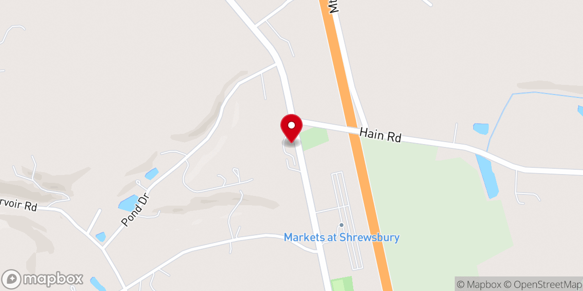 Map showing location of St Paul Lutheran Church- Hametown